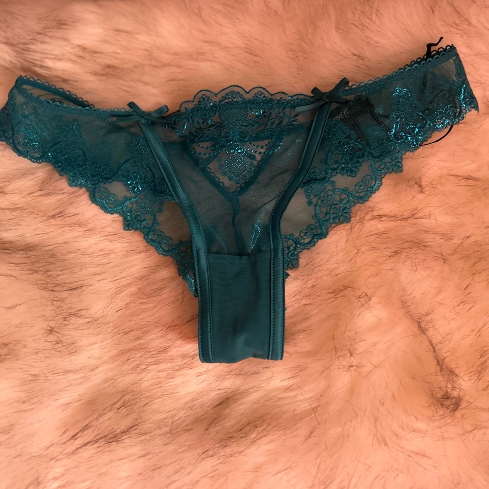 Honey Birdette Lacey blue panties Small